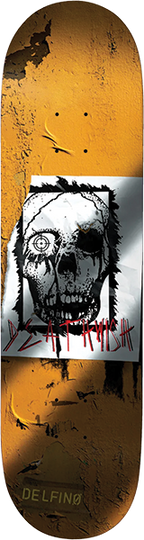 DEATHWISH DELFINO TORN SKATEBOARD DECK-8.25