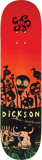 DEATHWISH DICKSON FLOWERS SKATEBOARD DECK 8.25