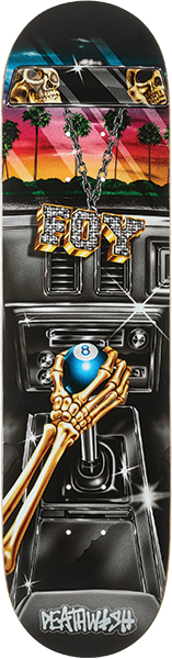 DEATHWISH FOY SAMBORGINI SHIFTER SKATEBOARD DECK-8.0
