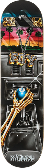 DEATHWISH FOY SAMBORGINI SHIFTER SKATEBOARD DECK-8.0