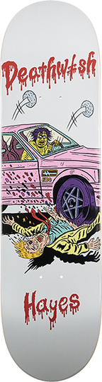 DEATHWISH HAYES VEHICULAR MANSLAUGHTER SKATEBOARD DECK-8.0