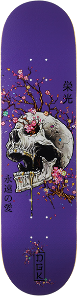 DGK ANCESTRY SKATEBOARD DECK 8.38 PURPLE