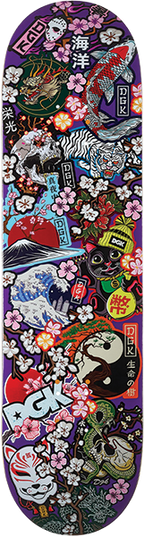 DGK EASTERN SLAPS SKATEBOARD DECK-8.25