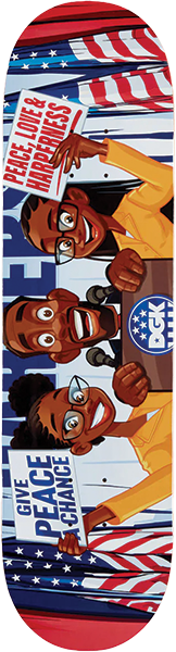 DGK FREEDOM HARPERS SKATEBOARD DECK-8.25