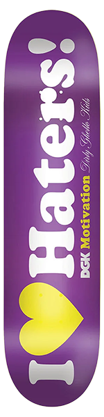 DGK HATERS SKATEBOARD DECK-8.06