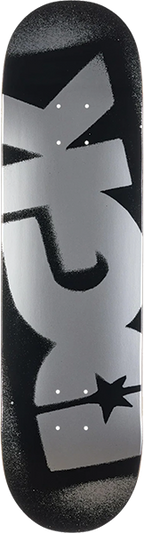 DGK OG LOGO SKATEBOARD DECK-7.8 BLACK/SILVER