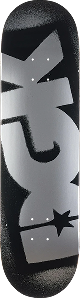 DGK OG LOGO SKATEBOARD DECK-8.25 BLACK/SILVER