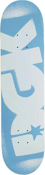 DGK OG LOGO SKATEBOARD DECK-7.75 LIGHT BLUE/WHT