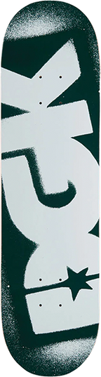 DGK OG LOGO SKATEBOARD DECK-8.25 FOREST GRN/WHT