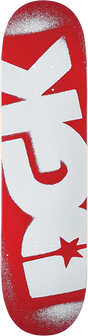DGK OG LOGO SKATEBOARD DECK-8.06 RED/WHITE