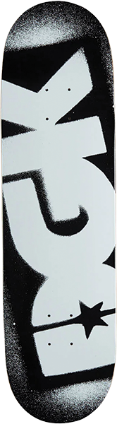 DGK OG LOGO SKATEBOARD DECK-8.5 BLACK/WHITE