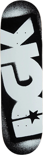 DGK OG LOGO SKATEBOARD DECK-8.5 BLACK/WHITE