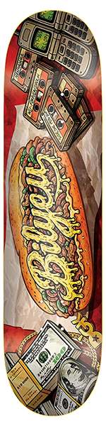 DGK BILYEU CALORIES SKATEBOARD DECK-8.1