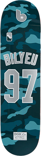 DGK BILYEU MAJOR LEAGUE 3 SKATEBOARD DECK-8.25