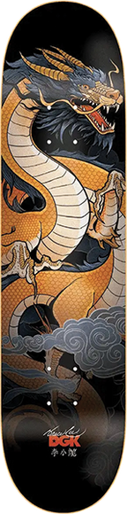 DGK BRUCE LEE DRAGON LEE SKATEBOARD DECK 8.25 LENTICULAR