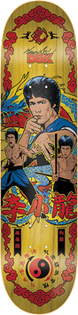 DGK BRUCE LEE FURY SKATEBOARD DECK 8.1 YELLOW