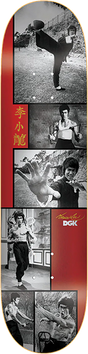 DGK BRUCE LEE LEGEND SKATEBOARD DECK 8.38 RED FOIL