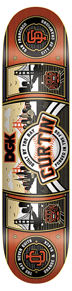 DGK CURTIN IN THE FOG SKATEBOARD DECK-8.0