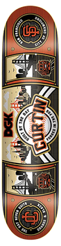 DGK CURTIN IN THE FOG SKATEBOARD DECK-8.0