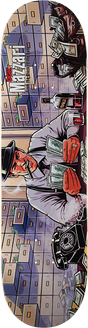 DGK MAZZARI BLOCK TO THE BANK SKATEBOARD DECK 8.25