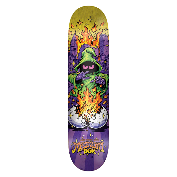 DGK MAZZARI BRICKS & SORCERY SKATEBOARD DECK-8.38 ASST