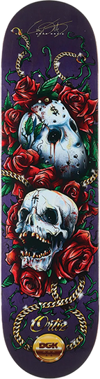 DGK ORTIZ LOS MUERTOS SKATEBOARD DECK-8.1 ASST