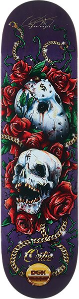 DGK ORTIZ LOS MUERTOS SKATEBOARD DECK-8.1 ASST