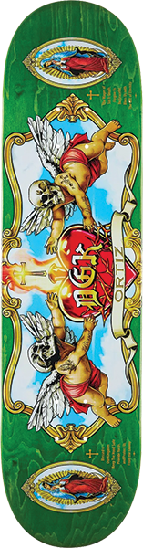 DGK ORTIZ ORACION SKATEBOARD DECK-8.06