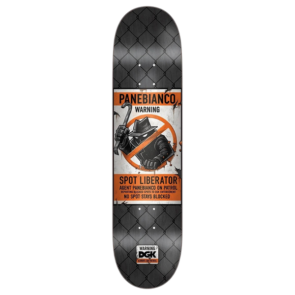 DGK PANEBIANCO LIBERATOR SKATEBOARD DECK-8.06