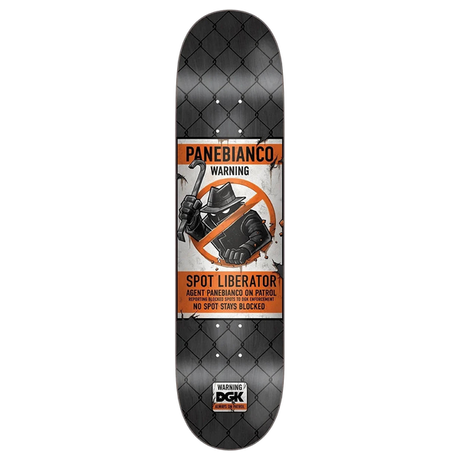 DGK PANEBIANCO LIBERATOR SKATEBOARD DECK-8.06