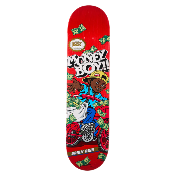 DGK REID PAPER CHASER SKATEBOARD DECK-8.1
