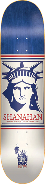 DGK SHANAHAN LIBERTY SKATEBOARD DECK-8.38 BLUE