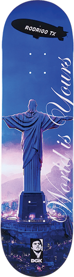 DGK TEIXEIRA VA EM PAZ SKATEBOARD DECK-8.1