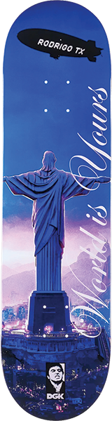 DGK TEIXEIRA VA EM PAZ SKATEBOARD DECK-8.1