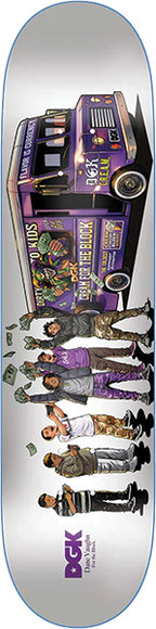 DGK VAUGHN FOR THE BLOCK SKATEBOARD DECK-8.0