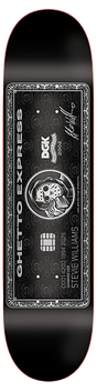 DGK WILLIAMS GHETTO EXPRESS SKATEBOARD DECK-8.25