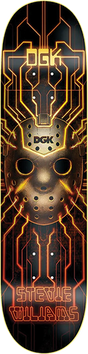 DGK WILLIAMS GLOW SKATEBOARD DECK-8.25