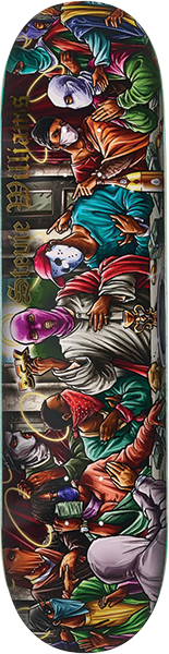 DGK WILLIAMS LAST SUPPER SKATEBOARD DECK-8.06