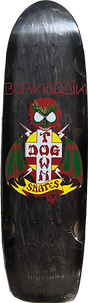 DOGTOWN BORN AGAIN 70'S SKATEBOARD DECK-8.37x30 BLK/BLK FADE