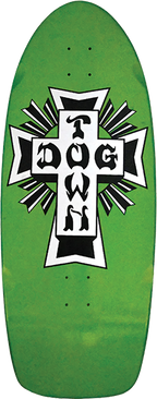 DOGTOWN BIG CROSS 70S CLASSIC DK-11.8X30.7 GECKO GN/SIL