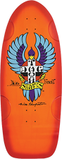 DOGTOWN BIG FOOT 70S CLASSIC SKATEBOARD DECK11.78X30.8 ORG/RED FADE w/ grip