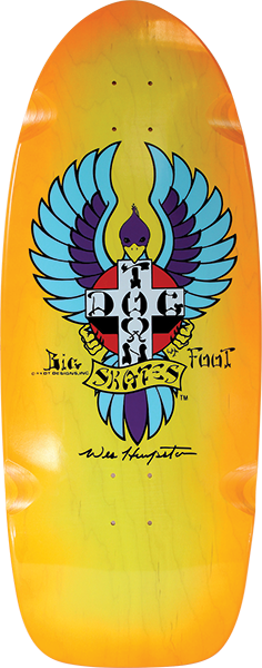 DOGTOWN BIG FOOT 70S RIDER DK-11.87X30.54 YEL/ORG FADE