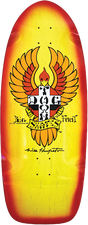 DOGTOWN BIG FOOT 70S RIDER SKATEBOARD DECK11.87X30.54 YEL/RED FADE