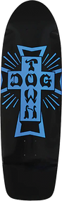 DOGTOWN CROSS LOGO 70S RIDER DK-9x30.5 BLK/METALLIC BLU