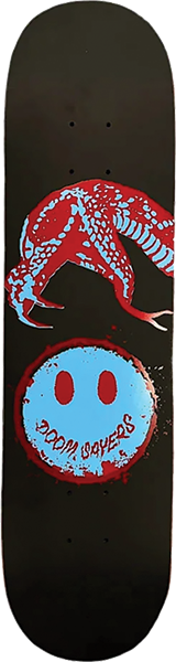 DOOM SAYERS NEVER BITE SKATEBOARD DECK 8.0