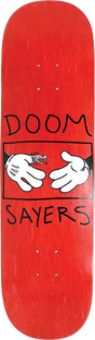 DOOM SAYERS TOON SHAKE MINI SKATEBOARD DECK 7.5 ASSORTED