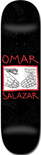 DOOM SAYERS SALAZAR SNAKE SHAKE 3D SKATEBOARD DECK-8.25