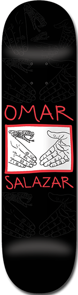 DOOM SAYERS SALAZAR SNAKE SHAKE 3D SKATEBOARD DECK-8.25