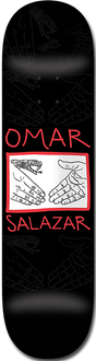 DOOM SAYERS SALAZAR SNAKE SHAKE 3D SKATEBOARD DECK-8.25