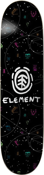 ELEMENT GALAXY SKATEBOARD DECK-8.0